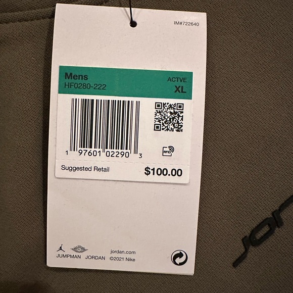 Jordan Sports Olive Hoodie - Picture 4 of 4